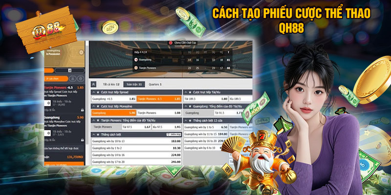 Thể Thao QH88 - Sảnh Cược Trực Tuyến Siêu Hot Tại Nhà Cái 3 Hướng Dẫn Người Chơi Cách Tạo Phiếu Cược Thể Thao QH88