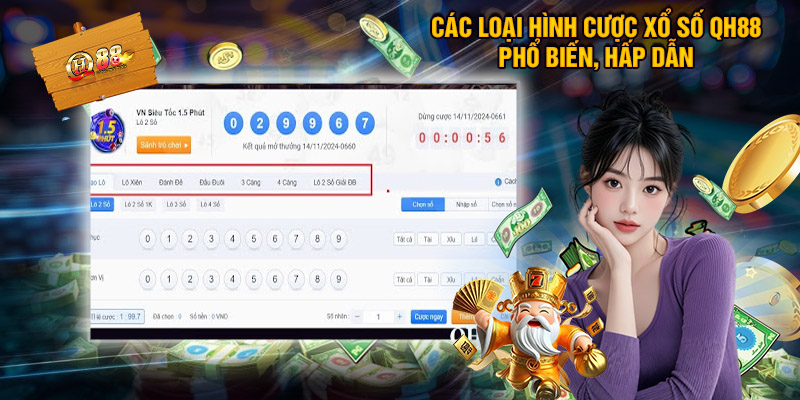Xổ Số QH88 - Tỷ Lệ Thưởng Cạnh Tranh Trên Thị Trường 3 Bật Mí Các Loại Hình Cược Xổ Số QH88 Phổ Biến, Hấp Dẫn
