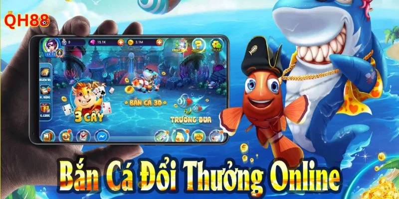 Bắn Cá Đổi Thưởng QH88: Mẹo Săn Cá Khủng Thưởng Liền Tay Game bắn cá ăn tiền tại QH88 được bet thủ vô cùng yêu thích.