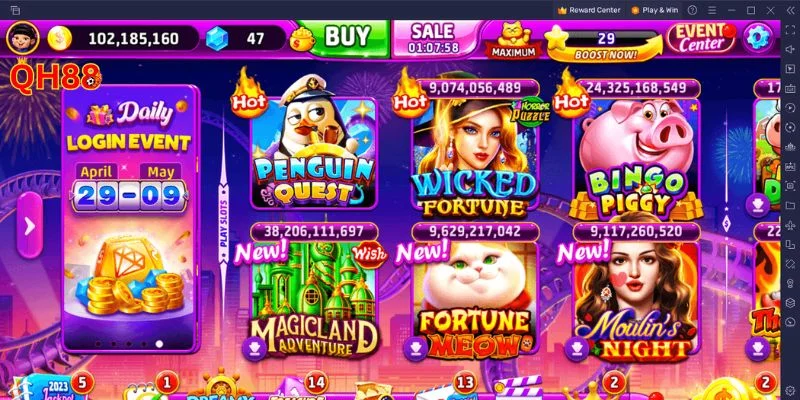 Game Slot Jackpot QH88 Nào Đáng Chơi 2025? Review Chi Tiết QH88 quy tụ hàng rất nhiều lựa chọn game slot Jackpot đỉnh cao.